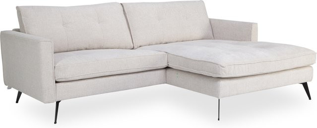 Polsterecke Sansibar Rasken in Beige mit Stoffbezug und Armlehnen, L-Form, B: 232 cm, T: 75 cm, H: 57 cm - Bild 1