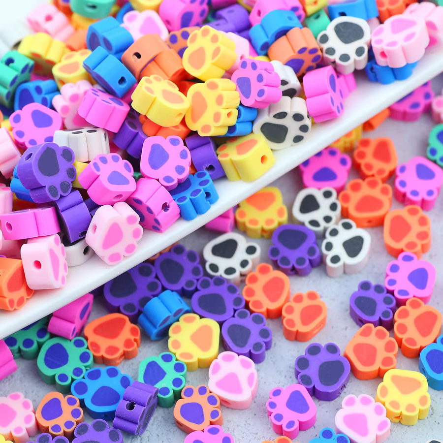 JHNBY Spacer-Perlen Polymer-Ton, Bunt, 10 mm, Unisex - Bild 2