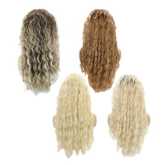 KTB Perücke Damen, lang lockig, gewellt, Naturhaar-Optik - Bild 1