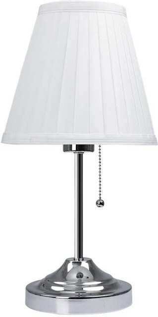 Arte Lamp Tischleuchte Marriot aus Metall in Weiß mit E27 Fassung, Höhe: 42,0 cm, Breite: 22,0 cm, Tiefe: 22,0 cm - Bild 1