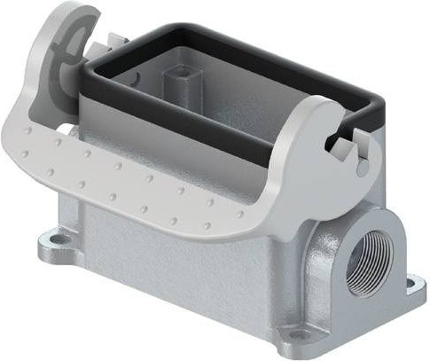 Wieland Electric Gehäuseunterteil 70.330.0635.1 aus Aluminium in Grau - Bild 1