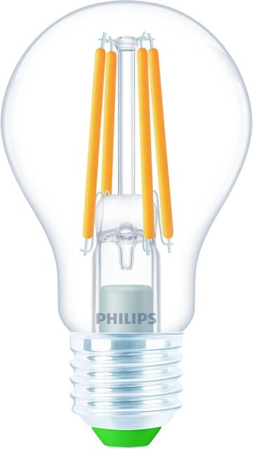 Philips LED-Leuchtmittel E27 Glühlampenform Klar, 4 W, dimmbar, Höhe: 10,8 cm, Durchmesser: 6 cm - Bild 1