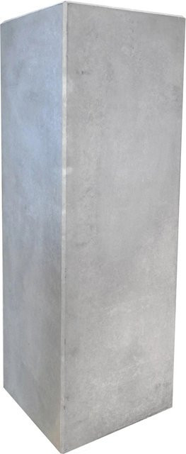 Bewehrte Mauerscheiben-Ecke aus Beton und Stahl in Grau, B/T/H: 50 x 50 x 155 cm - Bild 1