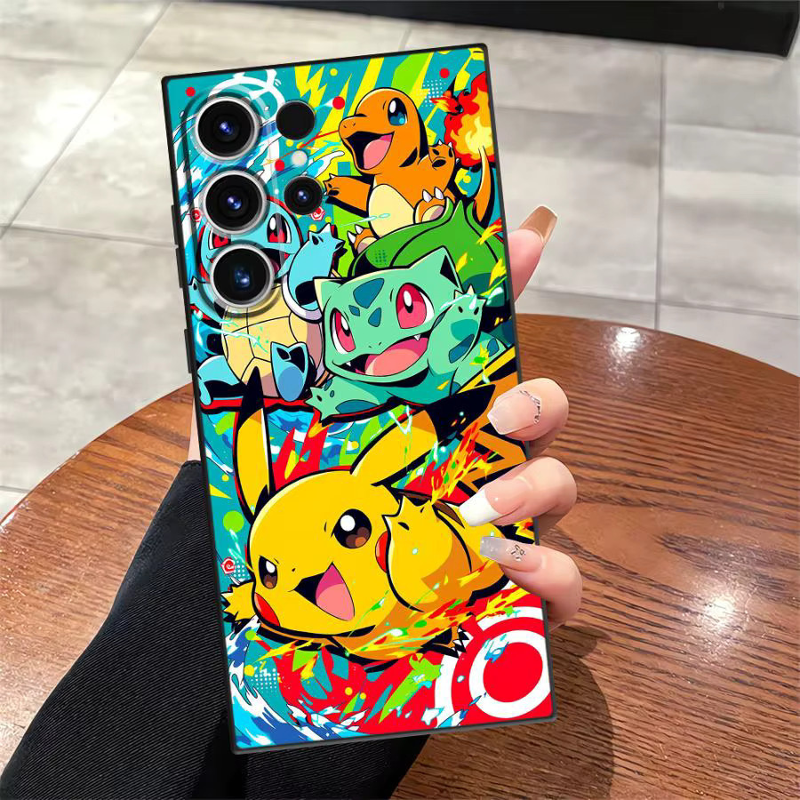 Handyhülle mit Cartoon Pokemon Design für Samsung Galaxy A57 A24 A37 A22 A32 A23 A26 A53 A35 A55 A52 A36 A25 A73 A51 A72 A71 in Multicolour - Bild 3