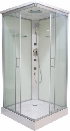 Sanotechnik Komplettduschkabine Twist B: 210 cm, B/T/H: 90 x 90 x 210 cm