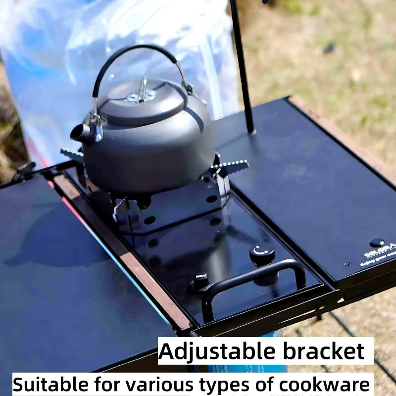 SmiloDon Camping-Gasherd mit flachem Brenner und 10000 W Leistung in Schwarz - Bild 5