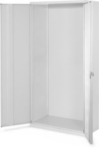 Kappes Systemschrank Leergehäuse Serie 500 mit Vollblechtüren, Grau RAL 7035, H x B x T: 195 x 100 x 50 cm - Bild 1