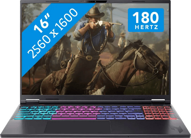 Acer Nitro 16S AI R7 AN16S-61-R8U7 Gaming Laptop in Schwarz mit 16 Zoll Display, AMD Ryzen AI 7, 16GB RAM, 1TB SSD und RTX 5070 Ti - Bild 1
