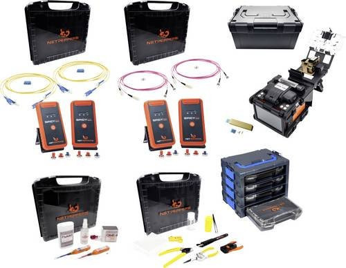 NetPeppers Glasfaserprüfgerät NP-FIBER-SPICY-KIT in Schwarz für Netzwerk und Telekommunikation - Bild 1