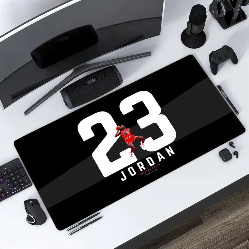 VIKAMA Basketball-Fan Exklusiv Nr. 23 Gaming-Mauspad, rutschfeste Computer-Schreibtischunterlage, Multicolour - Bild 3