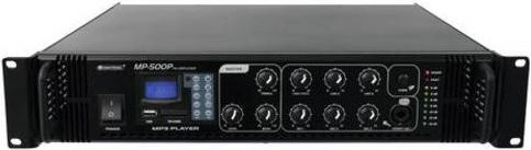 Omnitronic MP-500P ELA-Verstärker in Schwarz mit 500 W Leistung und USB-A Anschluss - Bild 1