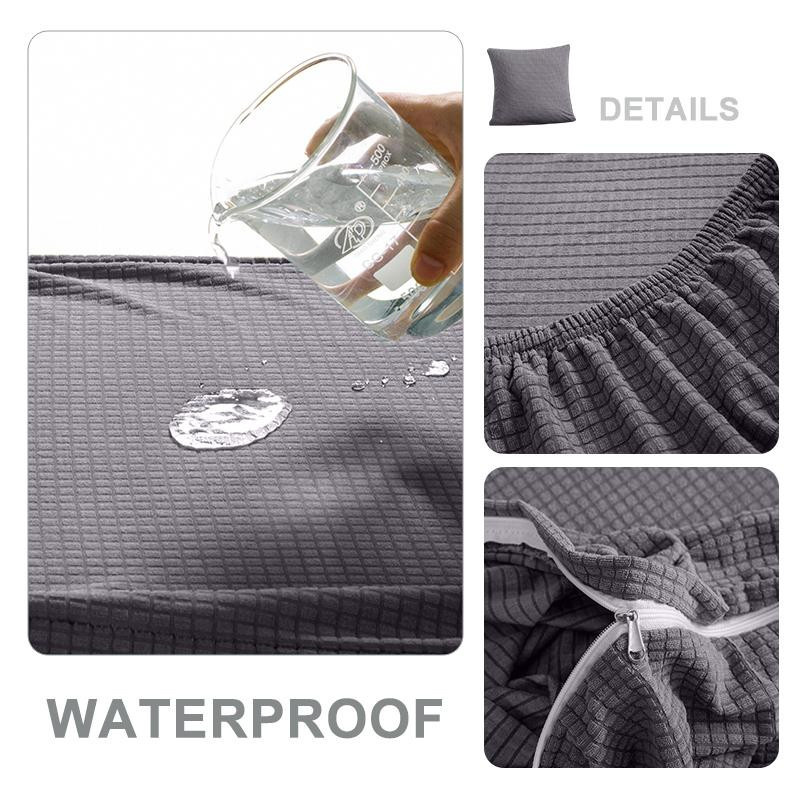 LEVIVEI Einzelsofabezug aus wasserabweisendem Polyester mit Karomuster und Anti-Rutsch-Funktion, waschbar - Bild 3