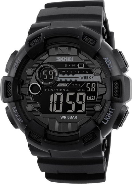 SKMEI Armbanduhr, Digital, Herren, schwarz - Bild 1