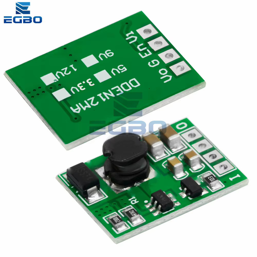 EGBO DC-DC-Aufwärtswandlermodul mit Aktivierungsfunktion in Grün, Eingang 2,3 V bis 5 V, Ausgang 3,3 V bis 12 V - Bild 4