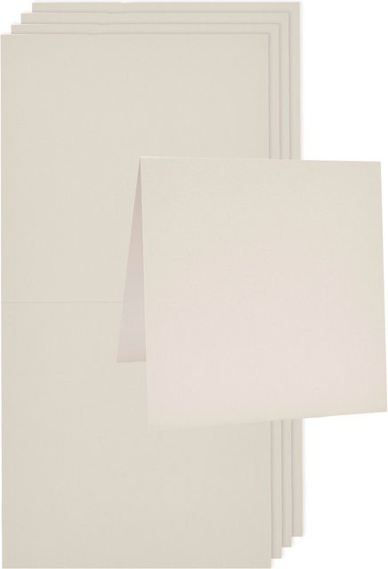 Rico Design Paper Poetry Luxury Karten Quadratisch Hellgrau - Bild 1