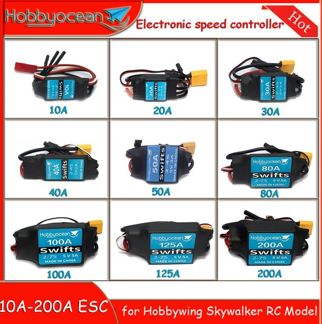 Hobbyocean ESC Geschwindigkeit Controller für Hobbywing Skywalker RC Flugzeuge Hubschrauber RC Modell - Bild 1