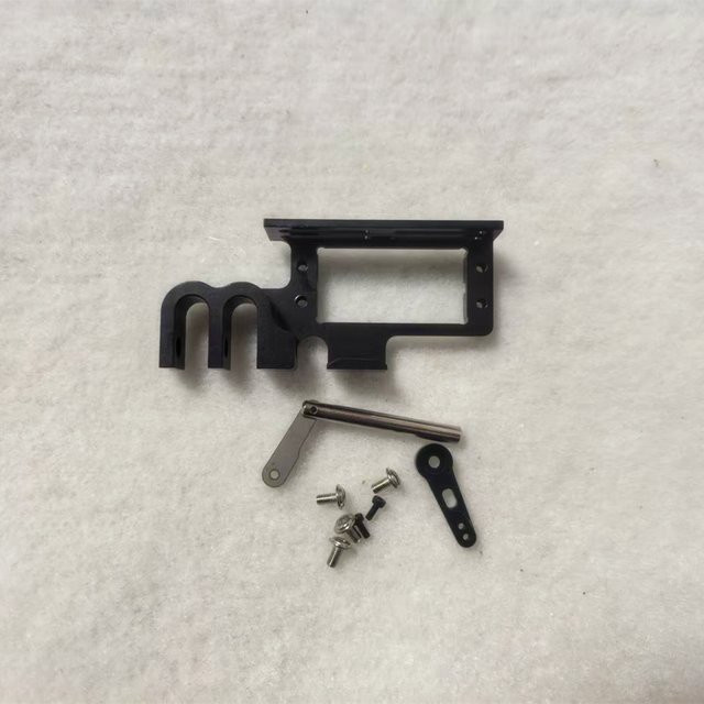 Real Hawk RC Multirotor Payload Release System Servoaktivierter zweistufiger Dropper in Schwarz für FPV-Drohnen und Luftaufnahmen - Bild 1
