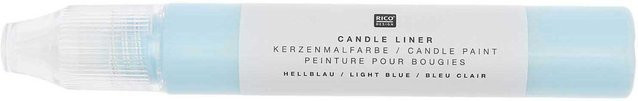 Rico Design Candle Liner Kerzenmalfarbe Hellblau 30ml - Bild 1