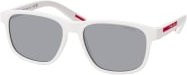 Prada PS 06YS Sonnenbrille, Quadratisch, Vollrand, Kunststoff, Herren, White Blue - Bild 1