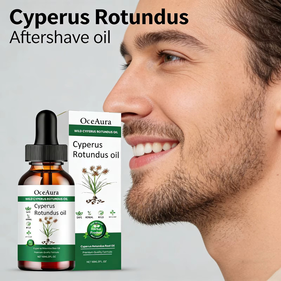 OceAura Cyperus Rotundusöl, Hautpflegeserum, 60 ml, trockene Haut - Bild 4