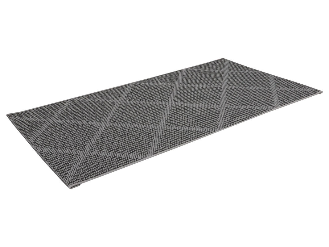 LIVARNO Teppich flachgewebt für In/Outdoor in Anthrazit, Breite: 80 cm, Länge: 150 cm - Bild 2