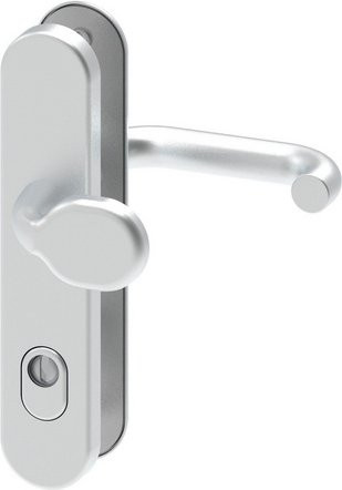 BASI Schutzbeschlag SB 7500 ES1 ZA Wechsel-Garnitur aus Aluminium in Silber - Bild 1