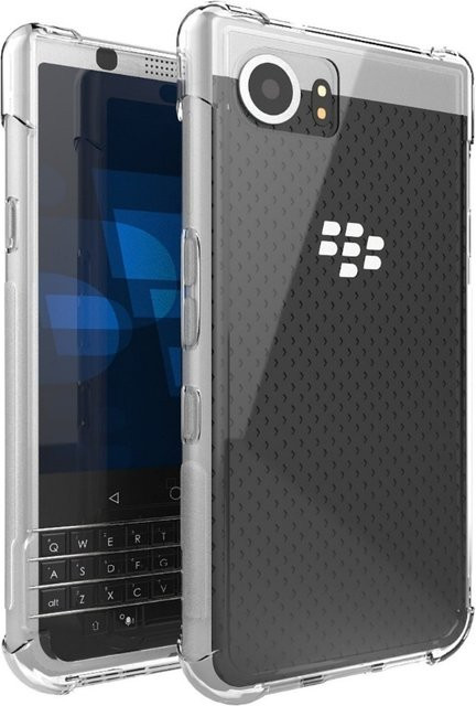 Blackberry KeyOne Key 2 BBF100 Schutzhülle aus transparentem TPU Silikon mit Airbag-Funktion - Bild 1