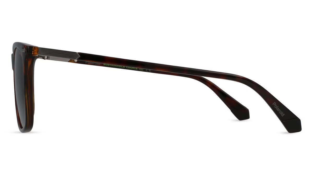 Polaroid PLD 2109/S Sonnenbrille, Vollrand, Quadratisch, Kunststoff, braun, Herren - Bild 2