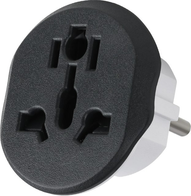CILIA Reiseadapter Stromwandler mit EU-Stecker für Korea und Universal-Anschlüsse für AU US UK CN in Grün - Bild 1
