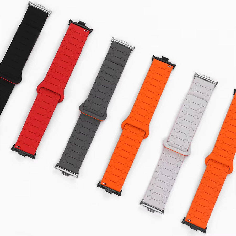 jansin Uhrenarmband Silikon, magnetisch, Unisex - Bild 3