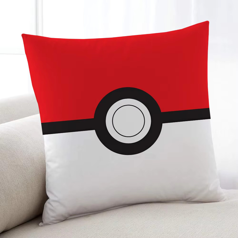 Potdemiel Pokemon Kissenbezug mit Grafikdesign, Mehrfarbig, Durchmesser: 30 cm - Bild 6