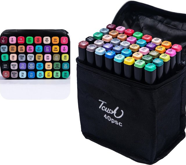 Bestbags Künstler Doppelkopf Kunstmarker Set in Multicolour für Erwachsene - Bild 1