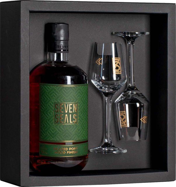 Seven Seals Innovation Single Malt Whisky Peated Port Wood Finish, Schweiz, 0,7 l, 46,0 % Vol. - Bild 1