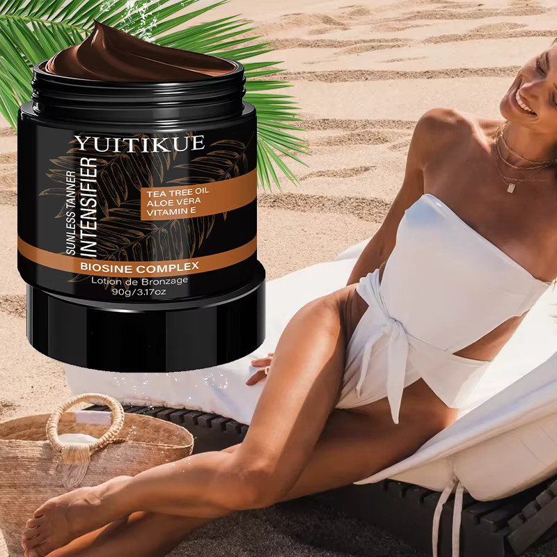 YUITIKUE Bräunungsintensivierer, 90g, mit Teebaumöl & Aloe Vera - Bild 2