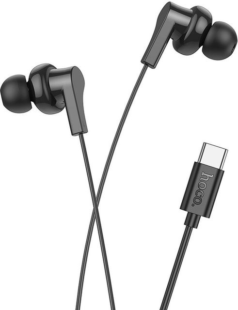 HOCO M114 In-Ear Freisprecheinrichtung mit USB-C Anschluss in Schwarz - Bild 1