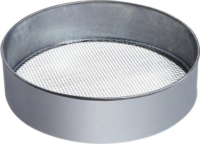 Bellissa Metallrandsieb Verzinkt in Silber mit Wechselgitter Durchmesser: 39 cm für Kompost und Frühbeet - Bild 1