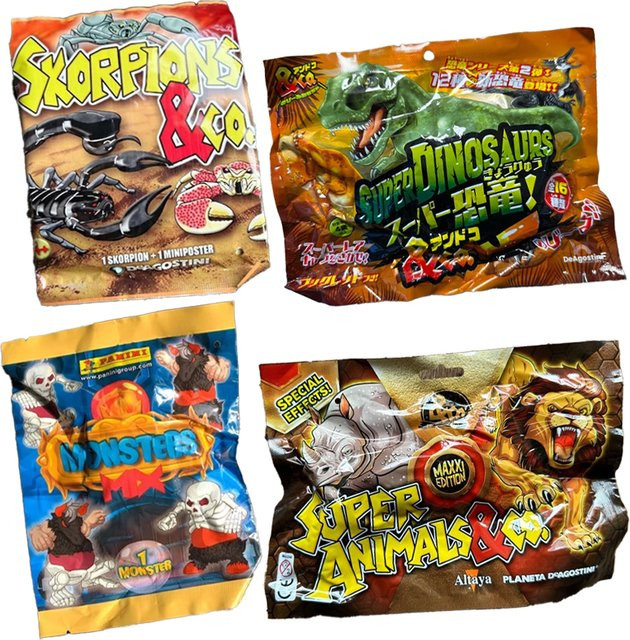 FUNISM Dinosaurier, Gummi-Knetfiguren, Bunt / Mehrfarbig - Bild 1