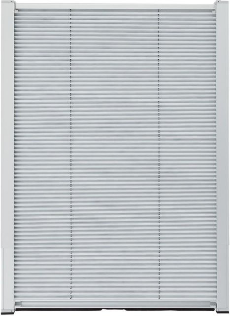 LIVARNO HOME Thermo Plissee Teleskop für Velux-Dachfenster, Weiß, B: 49,3 cm, Höhe: 94-116 cm - Bild 1