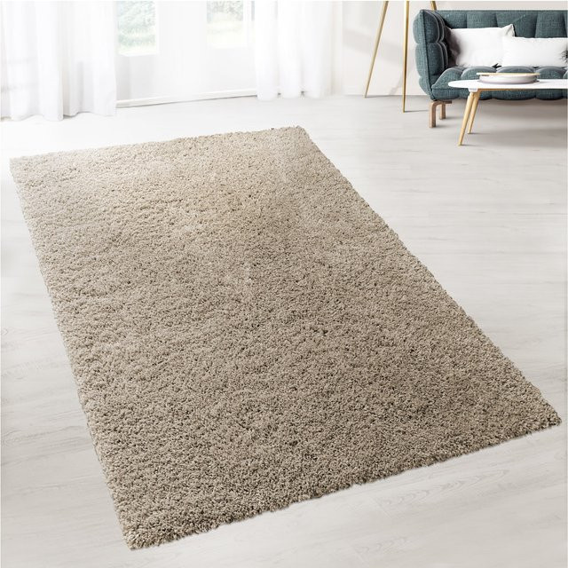 floordirekt Shaggy-Teppich Prestige in Beige - Bild 1
