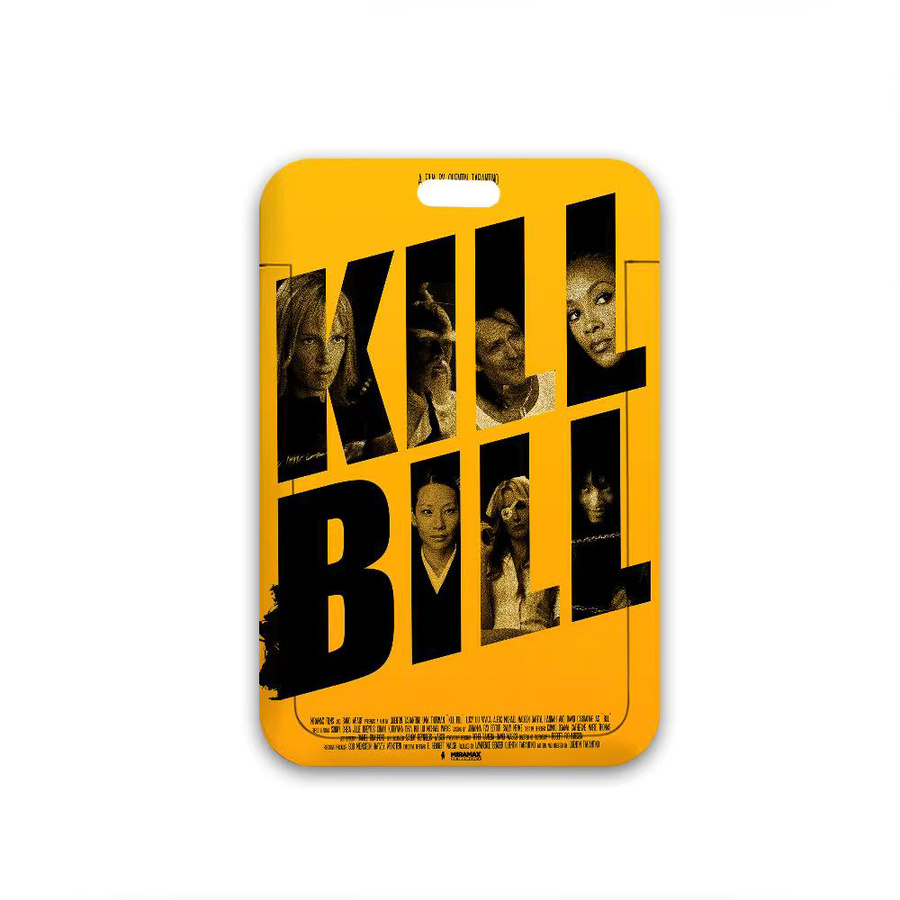 Kill Bill Hot Movie Transparenter Kartenhalter aus Kunststoff mit Lanyard in Gelb und Transparent - Bild 6
