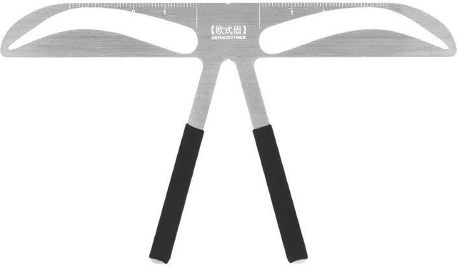 SZwatch Augenbrauen-Formungswerkzeug, Edelstahl, grau, Unisex - Bild 1
