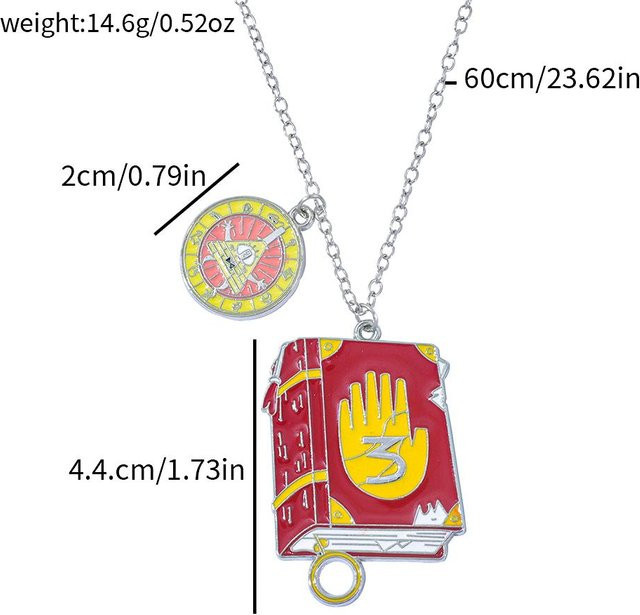CHIC STUDIO Halskette Schlüsselanhänger, Metall, gray, Kinder, Unisex - Bild 1