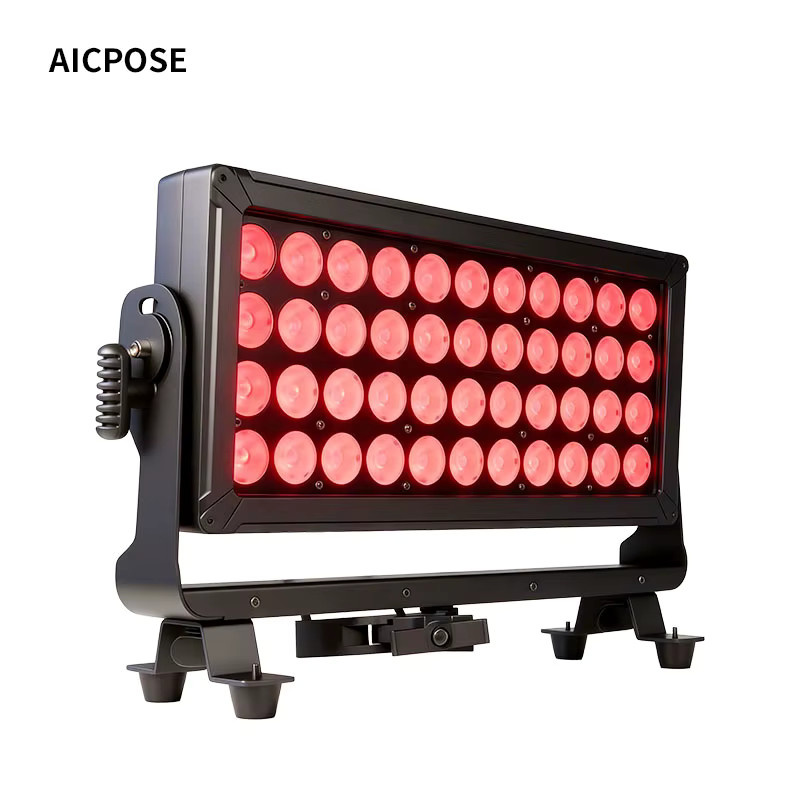 AICPOSE 4er Set DMX512 IP65 Pixel RGBW Outdoor Wash Lights mit Helligkeitsregelung für DJ, Disco und Hochzeit - Bild 6