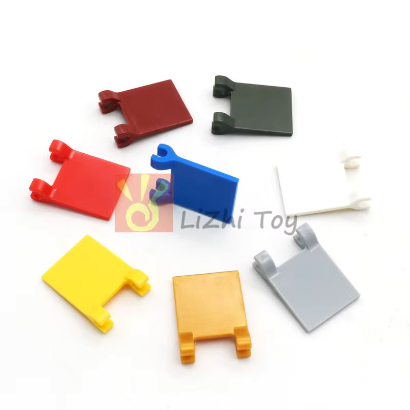 20 Stück Jile MOC 2335 Flagge 2x2 quadratische Bausteine in Mehrfarbig kompatibel mit 3957 Militärpartikel DIY Konstruktionsspielzeug aus Kunststoff - Bild 2