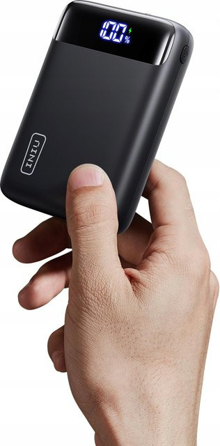 Iniu Mini Powerbank mit 20000 mAh, 22.5W Schnellladung PD3.0 und QC4.0, Farbe: Schwarz - Bild 1