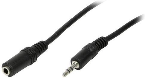LogiLink CA1056 Audio Anschlusskabel mit 3,5 mm Klinkenstecker, Schwarz (matt), Länge: 10,0 m - Bild 1
