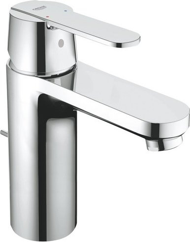 GROHE Einhand-Waschbeckenarmatur Get in Chrom, inklusive Ablaufgarnitur, silberfarben - Bild 1