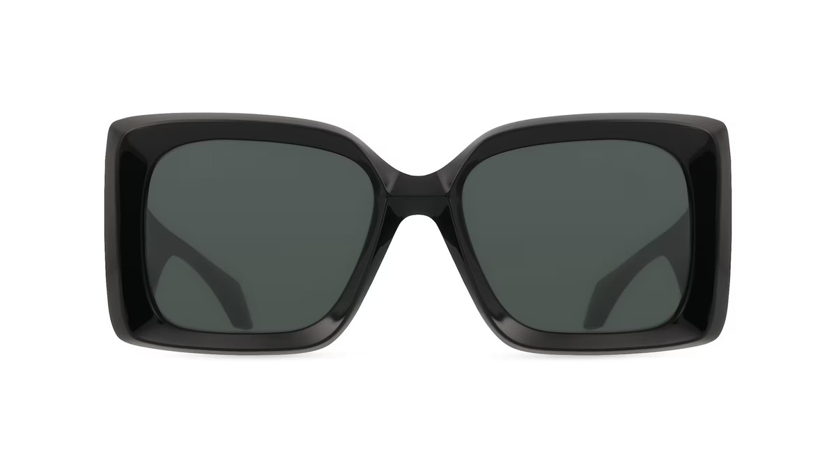 Versace 0VE4467U Sonnenbrille Damen, Vollrand, Quadratisch, Acetat, schwarz, grau - Bild 1