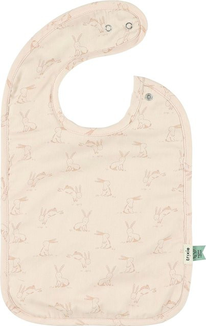 Trixie 3er-Pack Lätzchen aus Baumwolle in Pink und Beige, waschbar und wiederverwendbar - Bild 1