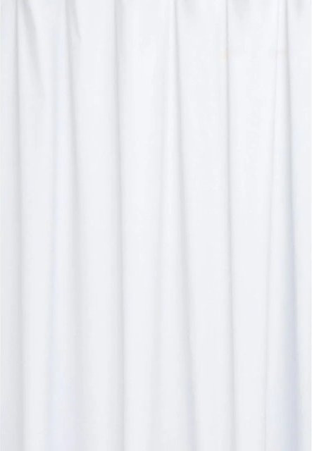 Euroshowers Duschvorhang aus Polyester mit Metallösen und 12 Ringen, wasserdicht und antibakteriell, B: 180 cm, H: 200 cm - Bild 1